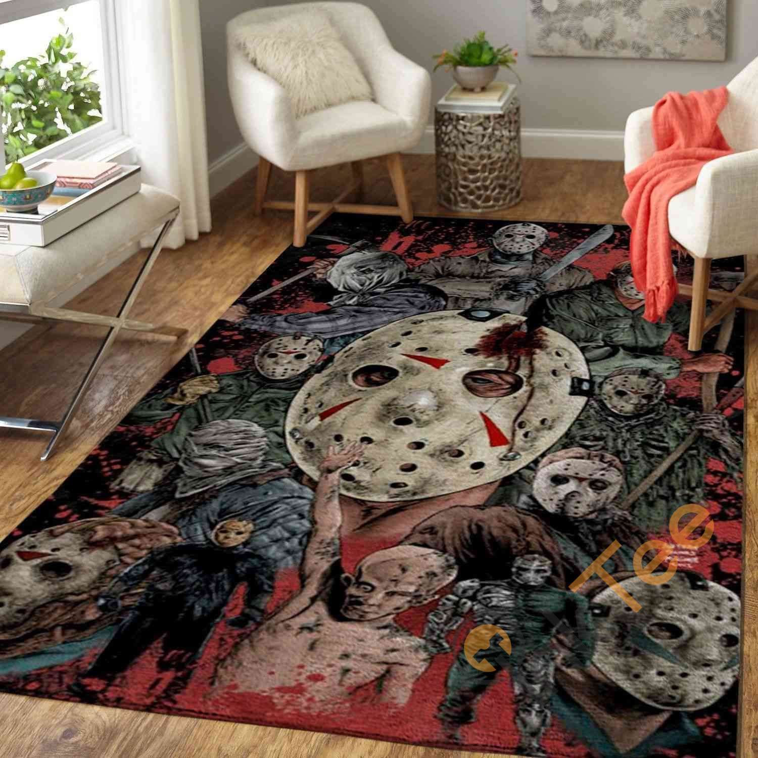 Jason Voorhees Halloween Special Area Rug 1 Jason Voorhees Halloween Special Area Rug