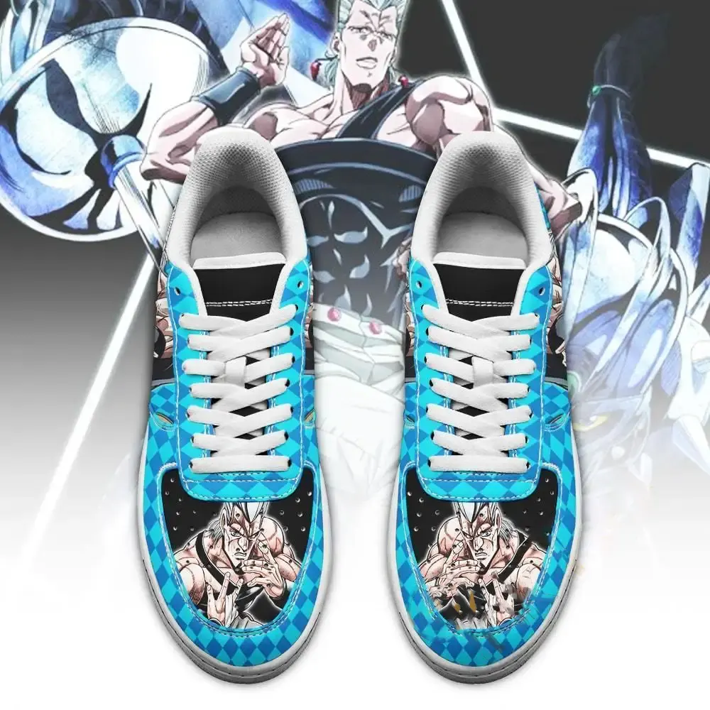Jean Pierre Polnareff Jojo Anime Fan Gift Idea Amazon Nike Air Force Shoes 10 Jean Pierre Polnareff Jojo Anime Fan Gift Idea Amazon Nike Air Force Shoes