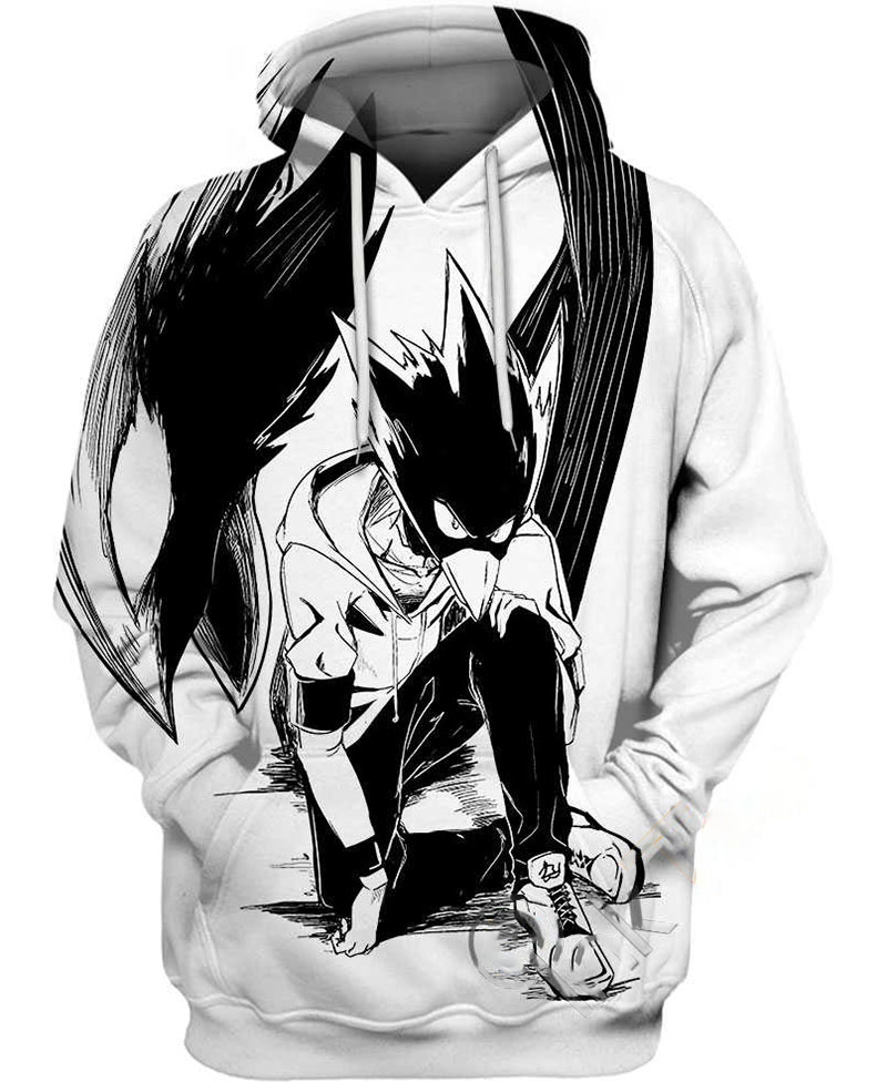 Jet-black Hero Hoodie 3D 1 Jet-black Hero Hoodie 3D
