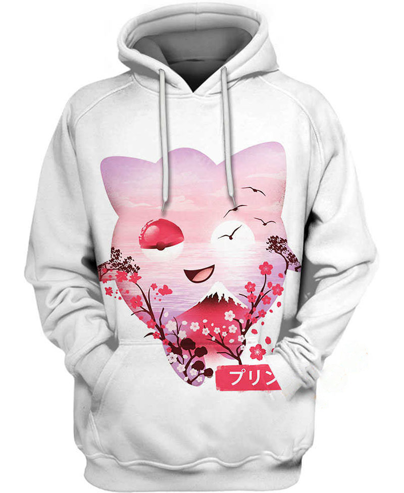 Jigglypuff Pokemon Hoodie 3D 10 Jigglypuff Pokemon Hoodie 3D