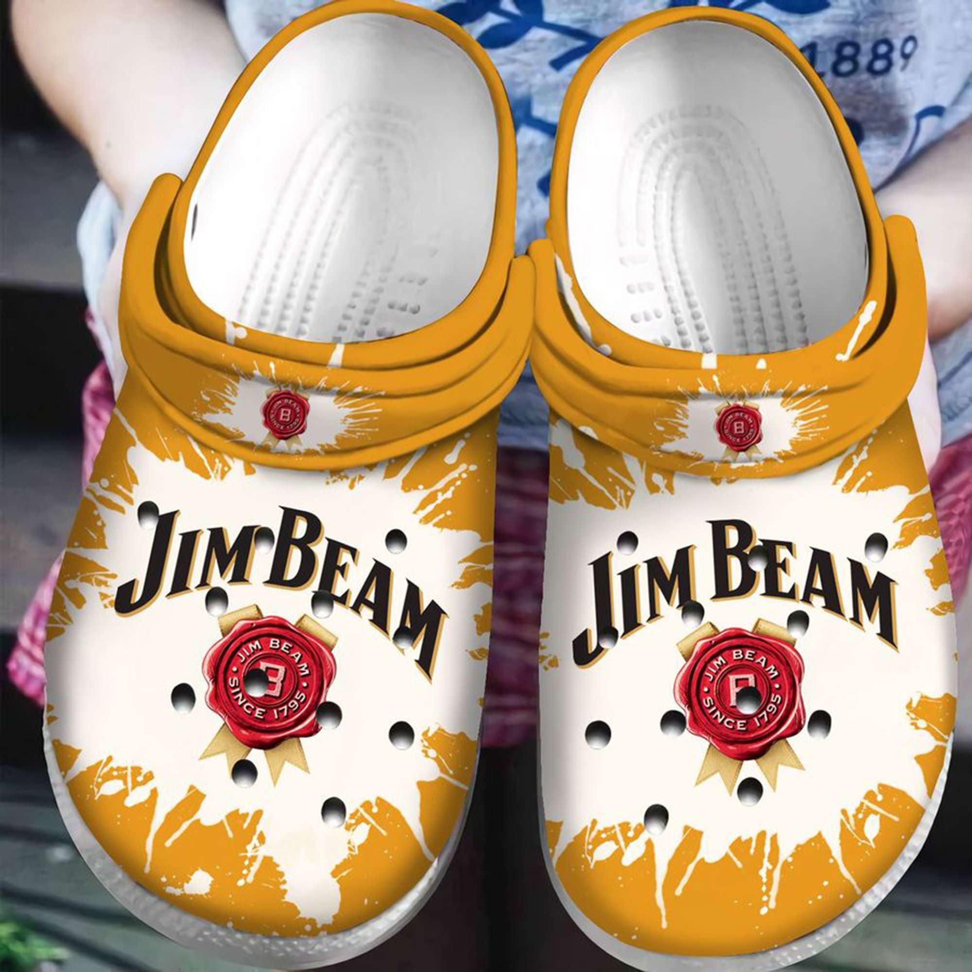 Unique Jim Beam Crocs Clog Shoes 1 Unique Jim Beam Crocs Clog Shoes