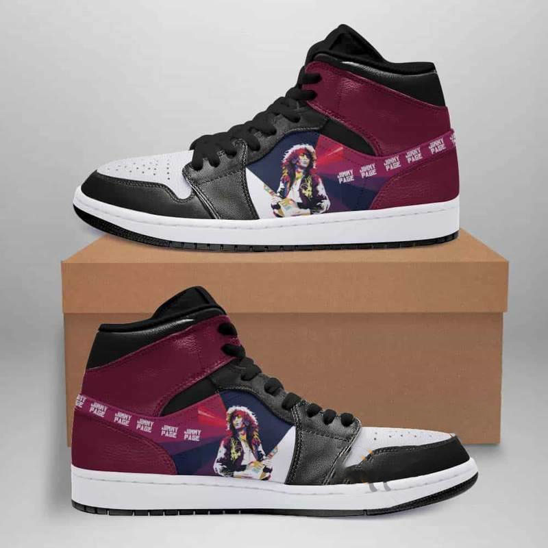 Jimmy Page Custom Air Jordan Shoes 14 Jimmy Page Custom Air Jordan Shoes