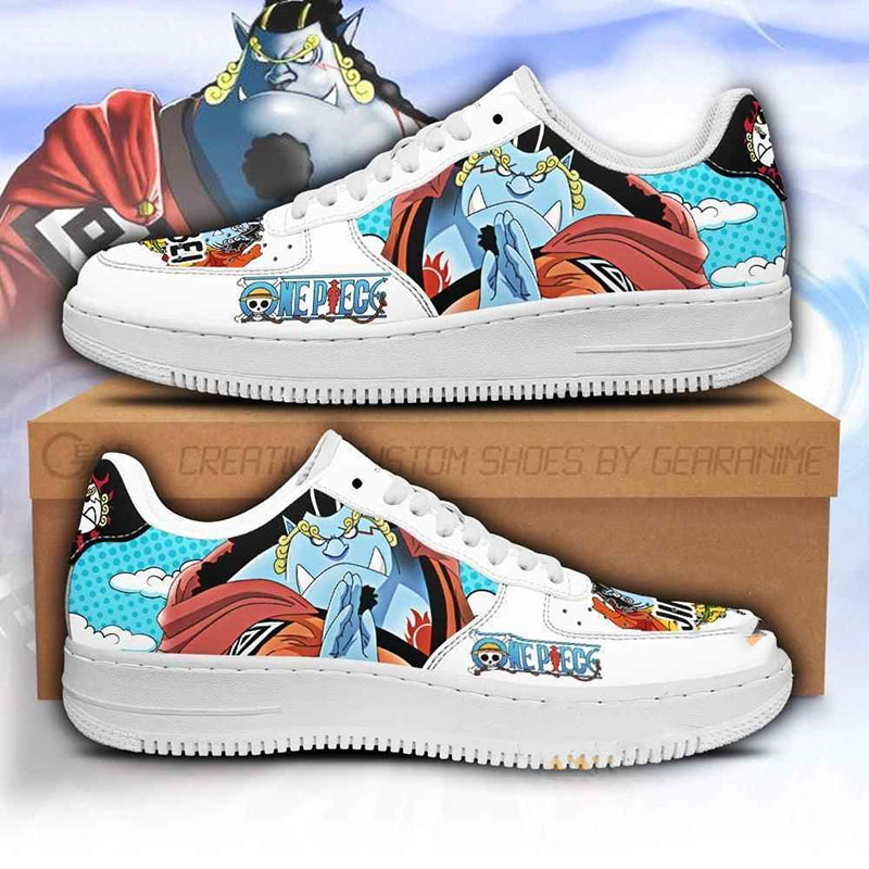 Jinbei Custom One Piece Anime Nike Air Force Shoes 7 Jinbei Custom One Piece Anime Nike Air Force Shoes