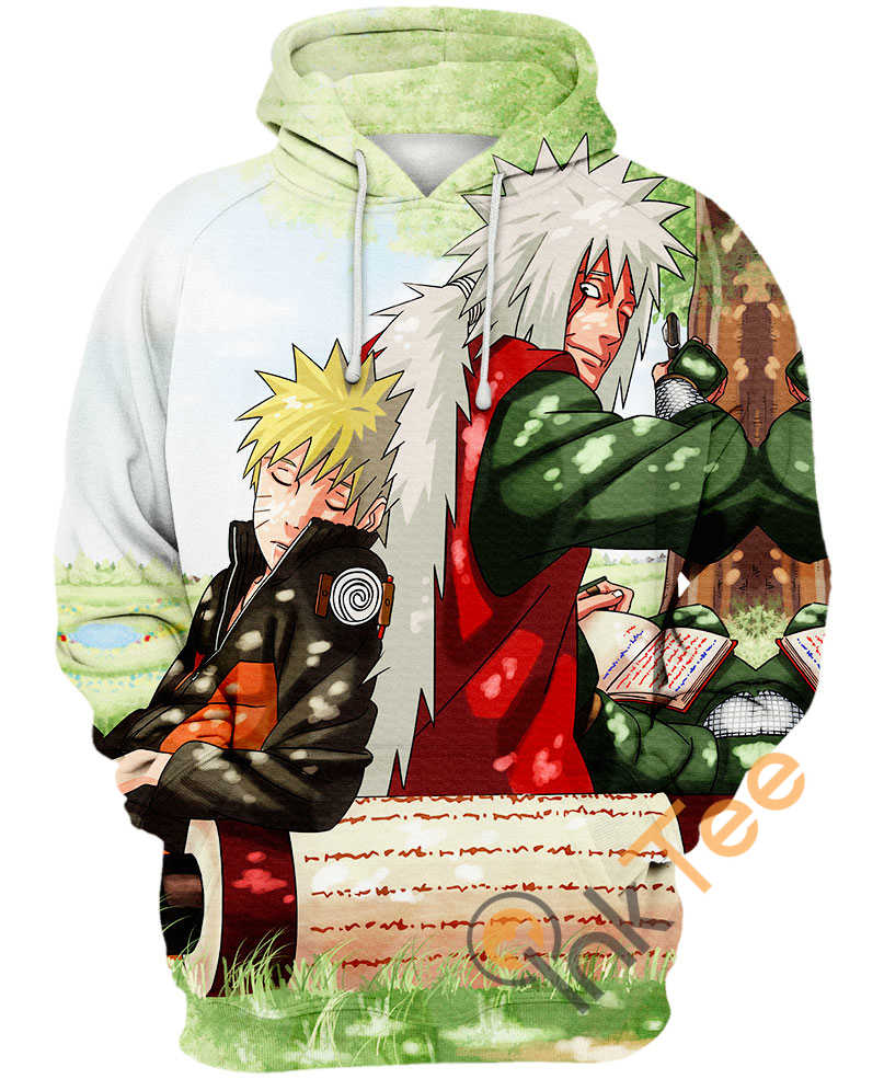 Jiraiya And Naruto Hoodie 3D