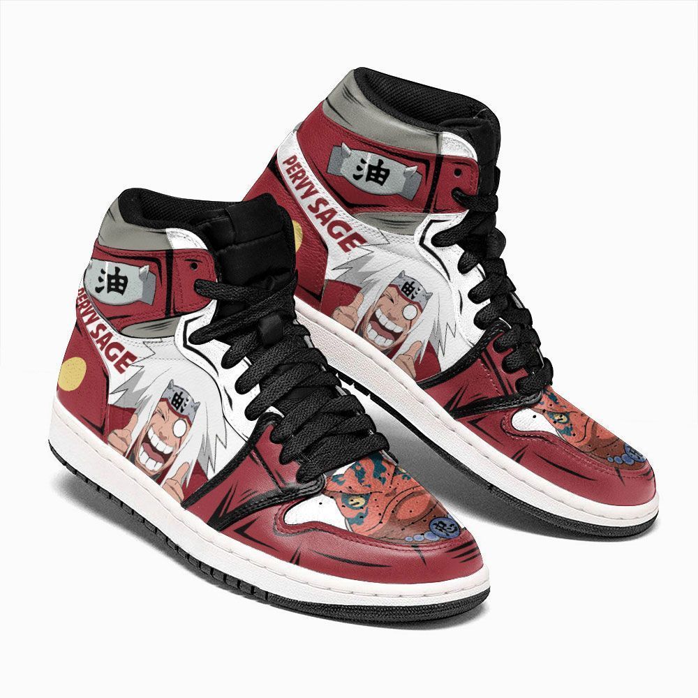 Jiraiya Pervy Sage Naruto Custom Anime Air Jordan Shoes