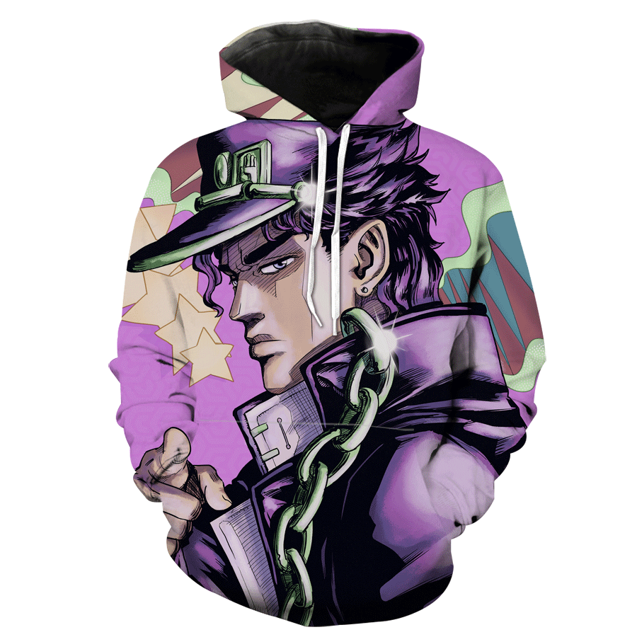 Jojo Jotaro Jojo’s Bizarre Adventure Hoodie 3D