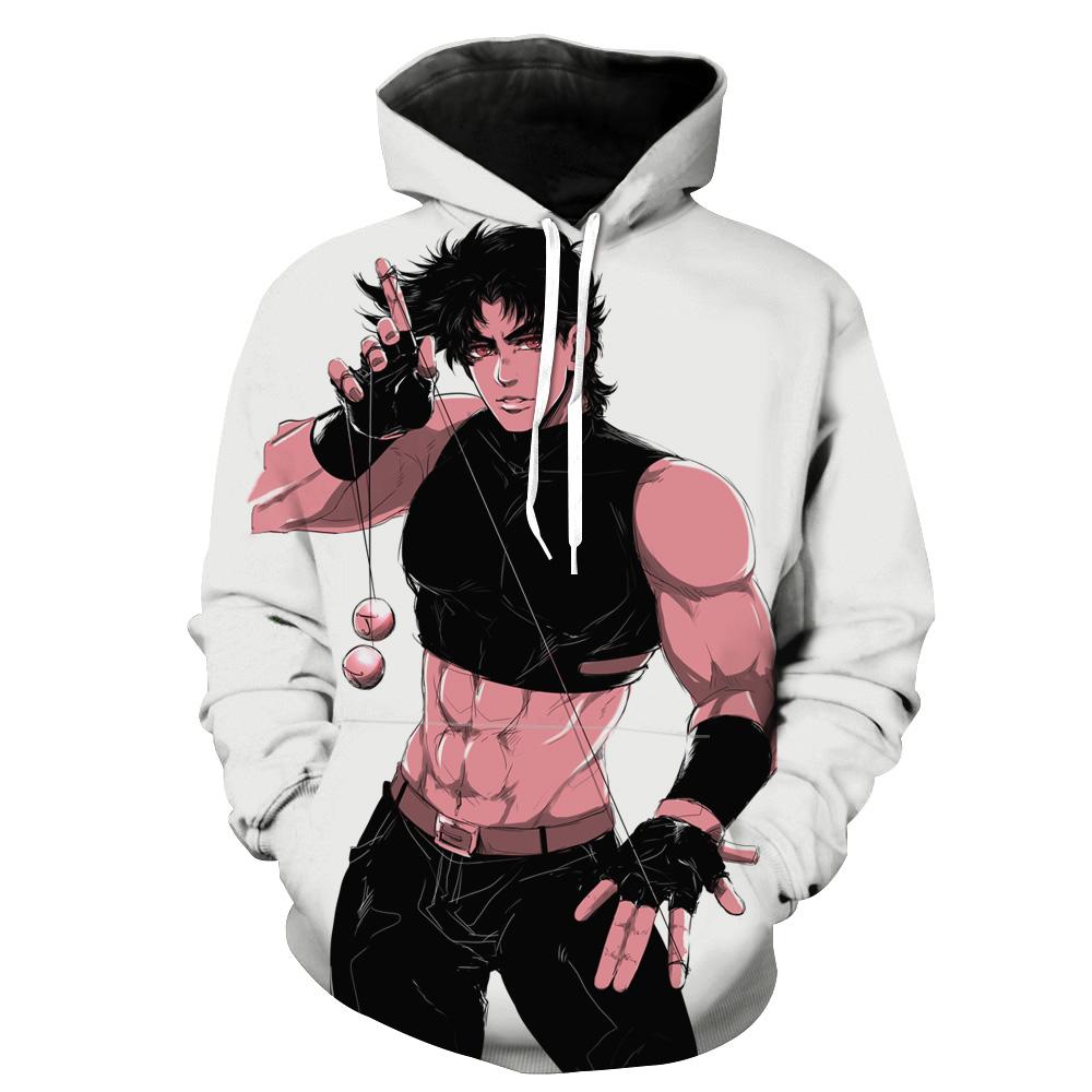 Jojo's Bizarre Adventure Anime Joseph Joestar Hoodie 3D 2 Jojo’s Bizarre Adventure Anime Joseph Joestar Hoodie 3D