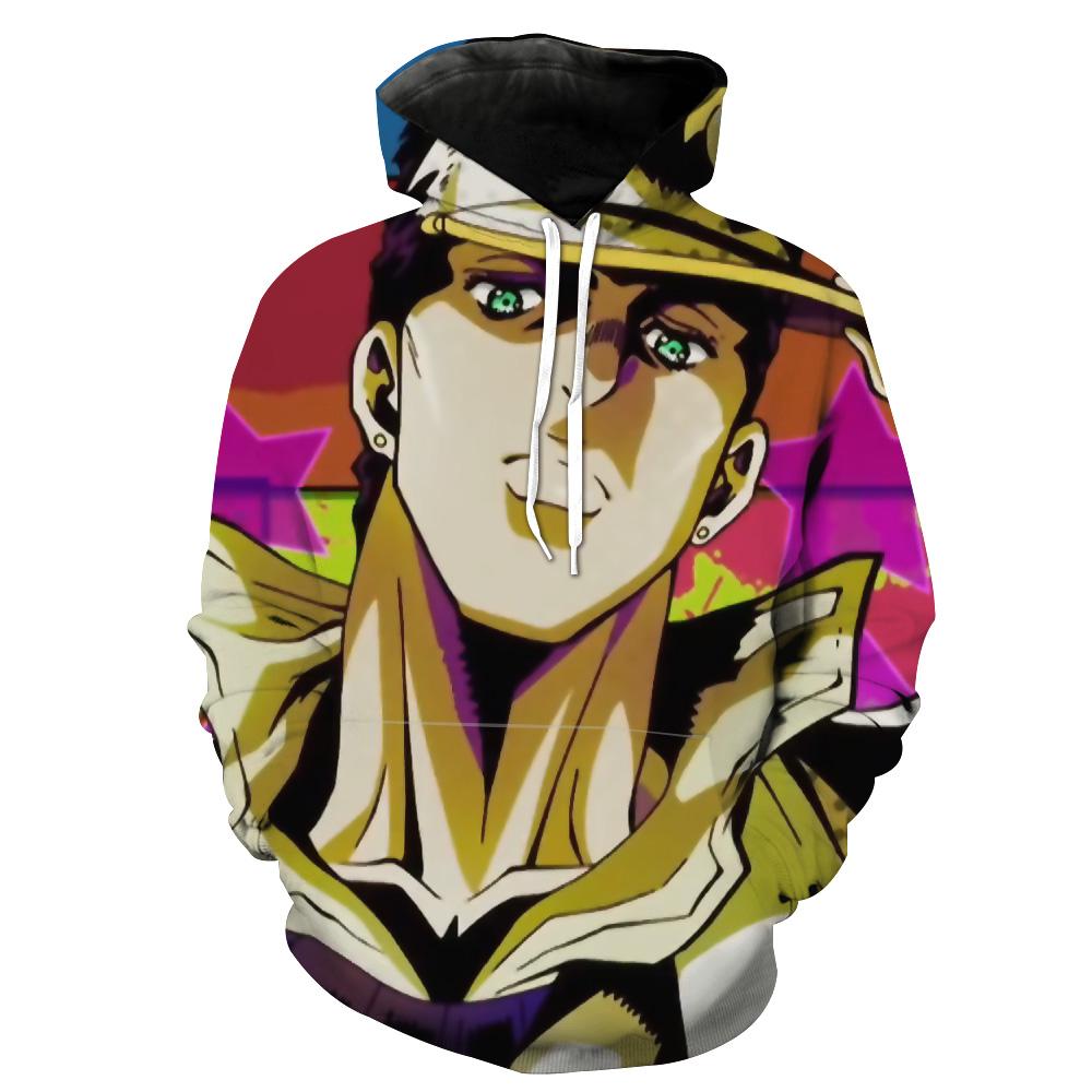 Jojo’s Bizarre Adventure Jotaro Colorful Hoodie 3D