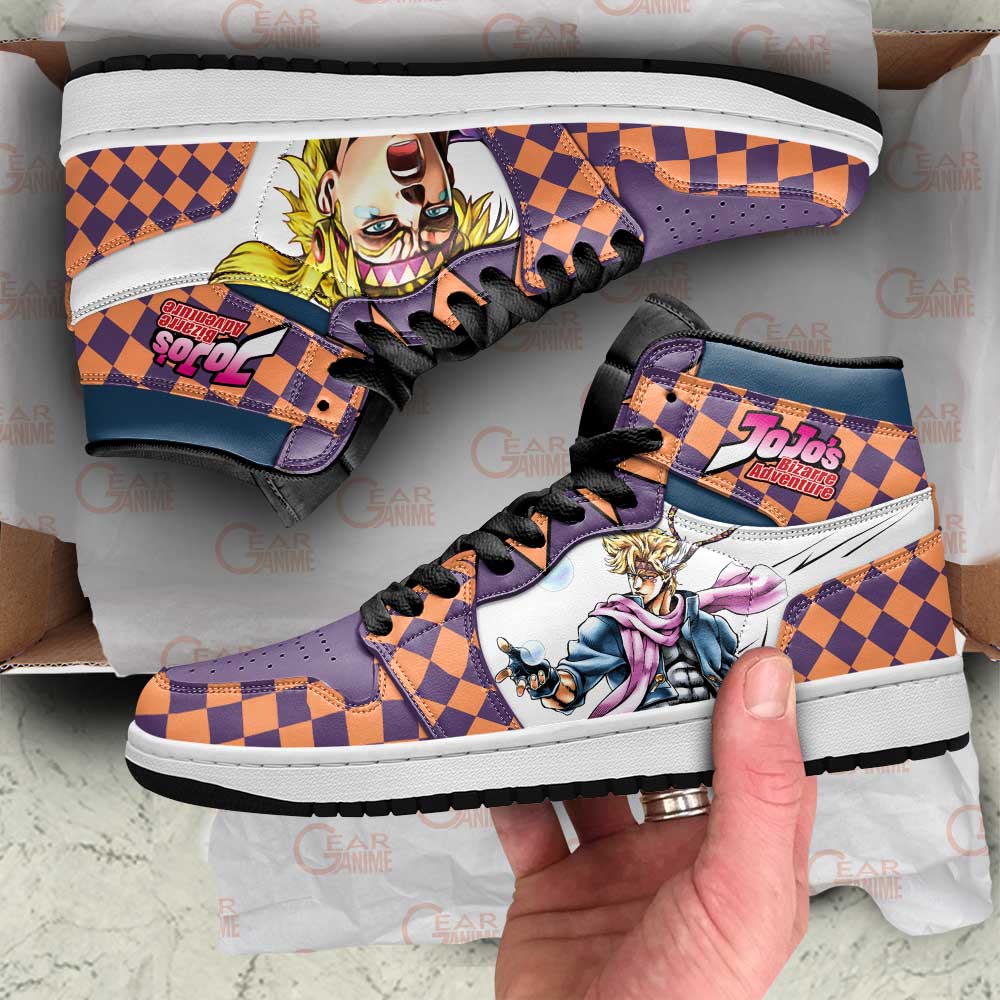 Jojo’s Bizarre Adventure Sneakers Caesar Anthonio Zeppeli Air Jordan Shoes
