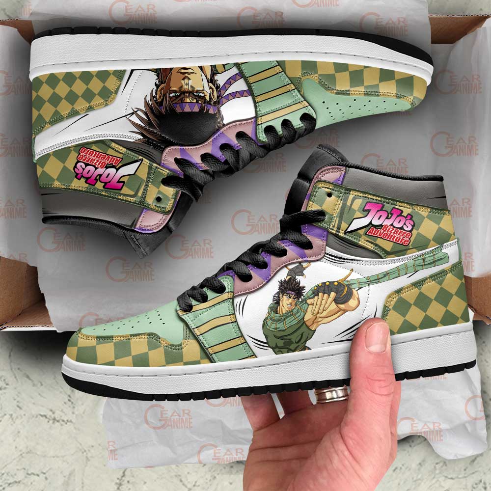 Jojo's Bizarre Adventure Sneakers Joseph Joestar Anime Air Jordan Shoes 7 Jojo’s Bizarre Adventure Sneakers Joseph Joestar Anime Air Jordan Shoes
