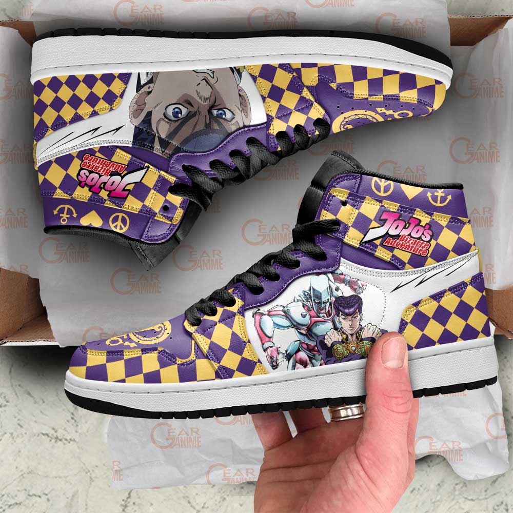 Jojo’s Bizarre Adventure Sneakers Josuke Higashikata Anime Air Jordan Shoes