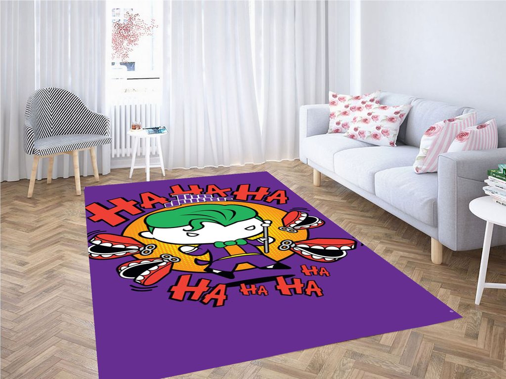 Joker Chibi Living Room Modern Carpet Rug