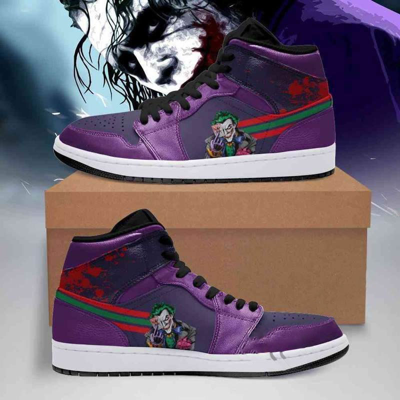 Joker Dc Comics Custom Air Jordan Shoes 11 Joker Dc Comics Custom Air Jordan Shoes