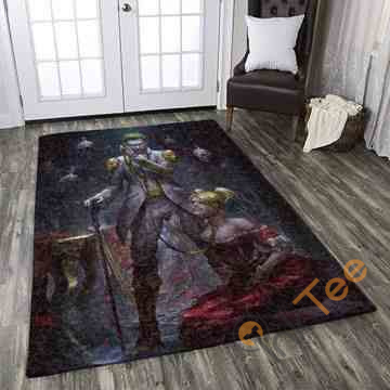 Joker Harley Quinn Area Rug