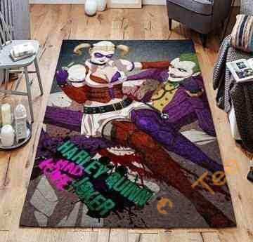 Joker Harley Quinn Area Rug 1 Joker Harley Quinn Area Rug