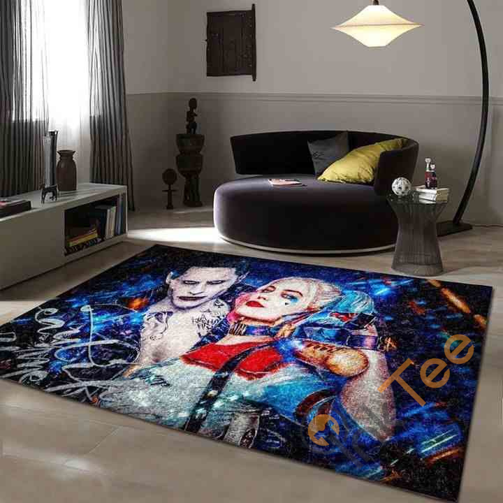 Joker Harley Quinn Area Rug 3 Joker Harley Quinn Area Rug
