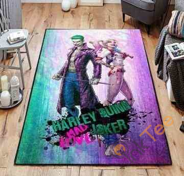 Joker Harley Quinn Area Rug