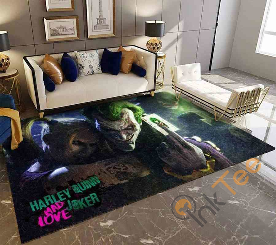 Joker Harley Quinn Area Rug 1 Joker Harley Quinn Area Rug