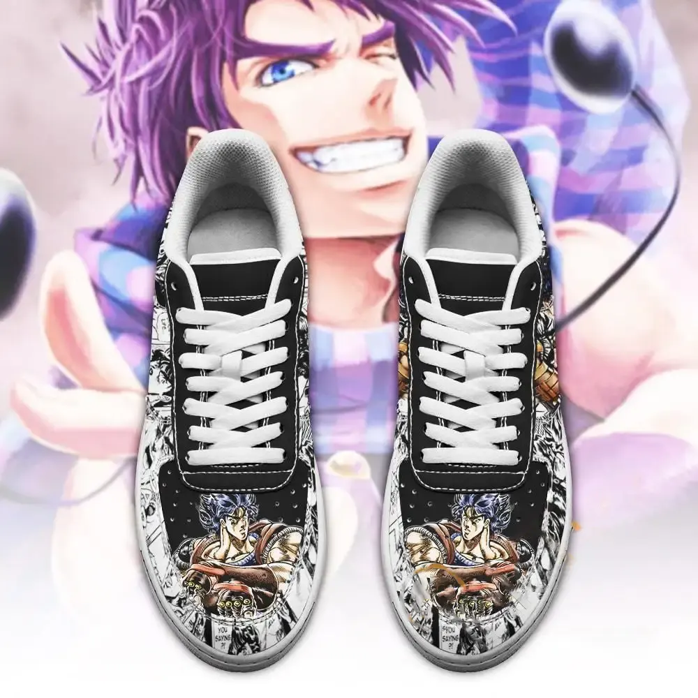 Jonathan Joestar Manga Style Jojo’s Anime Fan Gift Amazon Nike Air Force Shoes