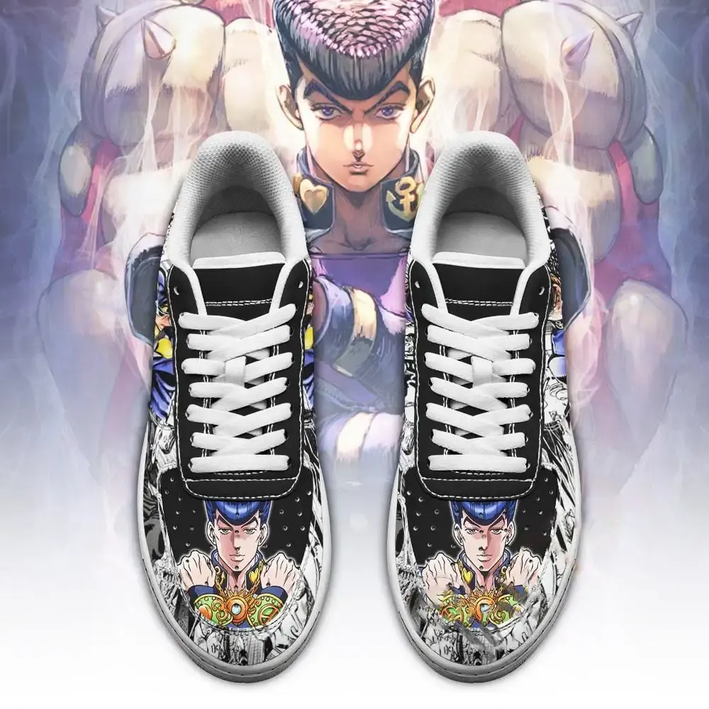 Josuke Higashikata Manga Style Jojo’s Anime Fan Gift Amazon Nike Air Force Shoes