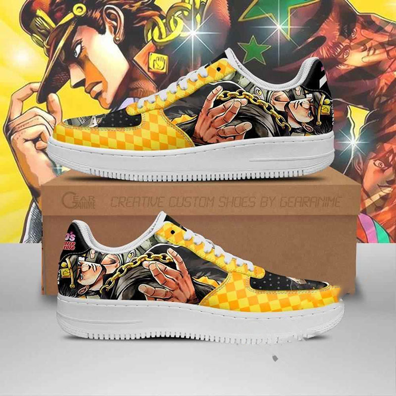 Jotaro Kujo Jojo Anime Nike Air Force Shoes