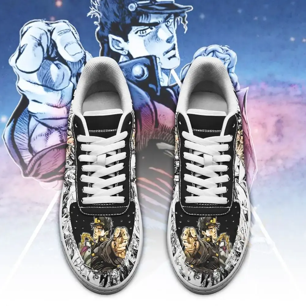 Jotaro Kujo Manga Style Jojo’s Anime Fan Gift Amazon Nike Air Force Shoes