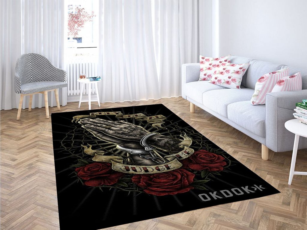 Judge Wallpaper Living Room Modern Carpet Rug