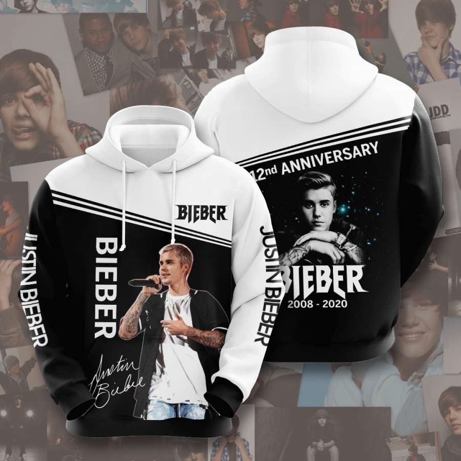 Justin Bieber Custom Hoodie 3D