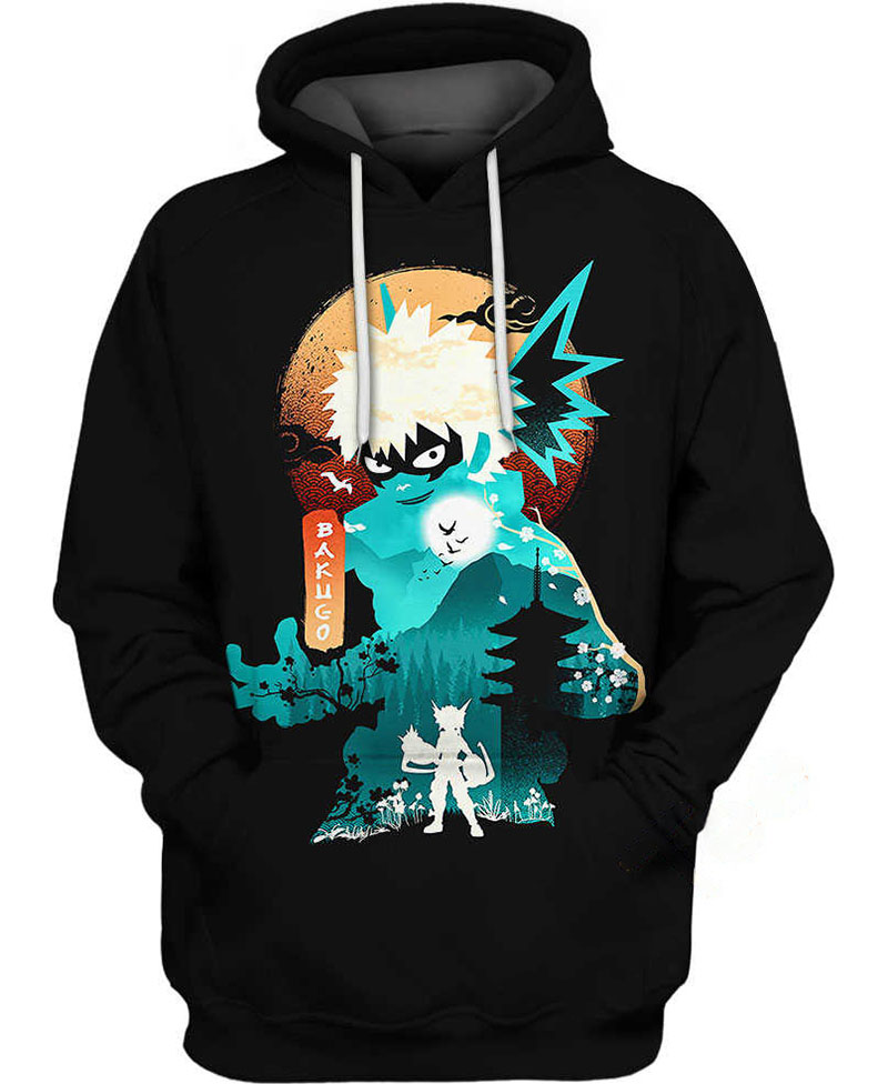 Kacchan Hoodie 3D
