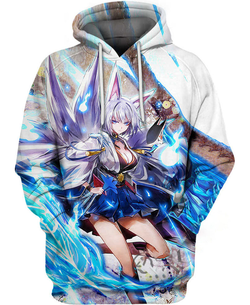 Kaga Azurlane Hoodie 3D