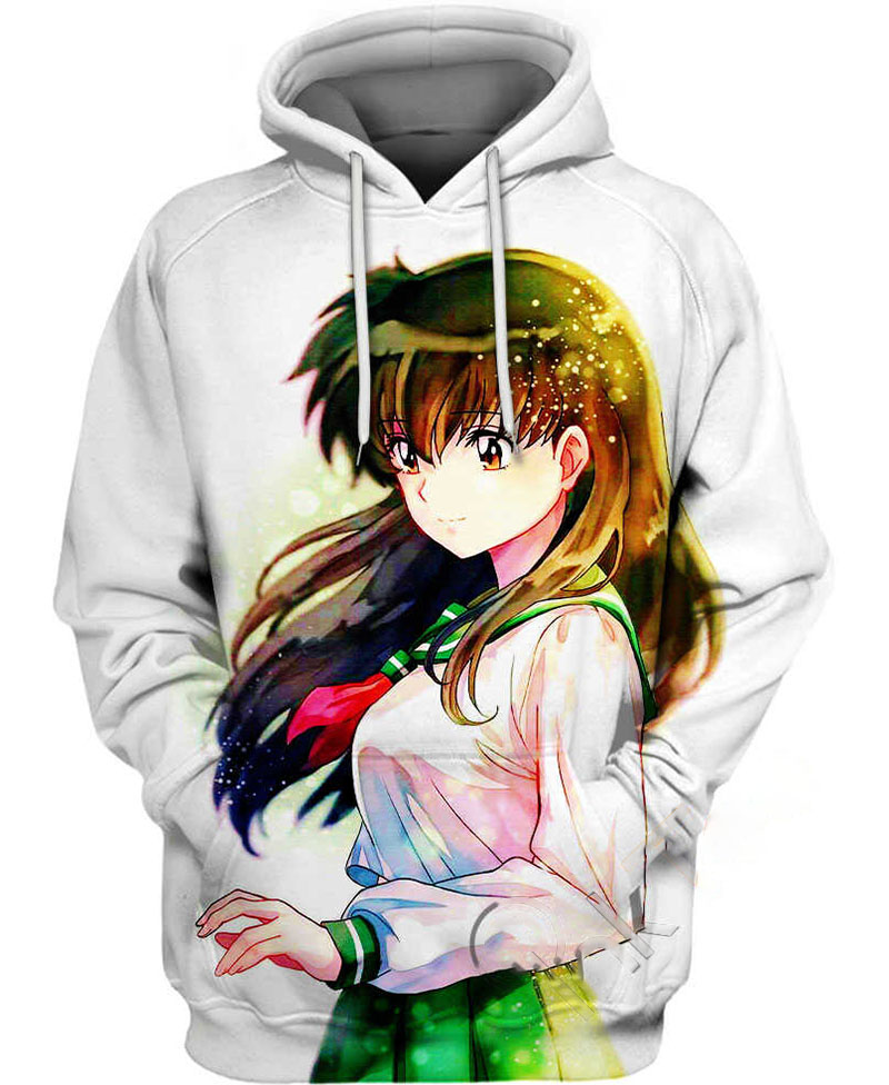 Kagome Inuyasha Hoodie 3D 6 Kagome Inuyasha Hoodie 3D