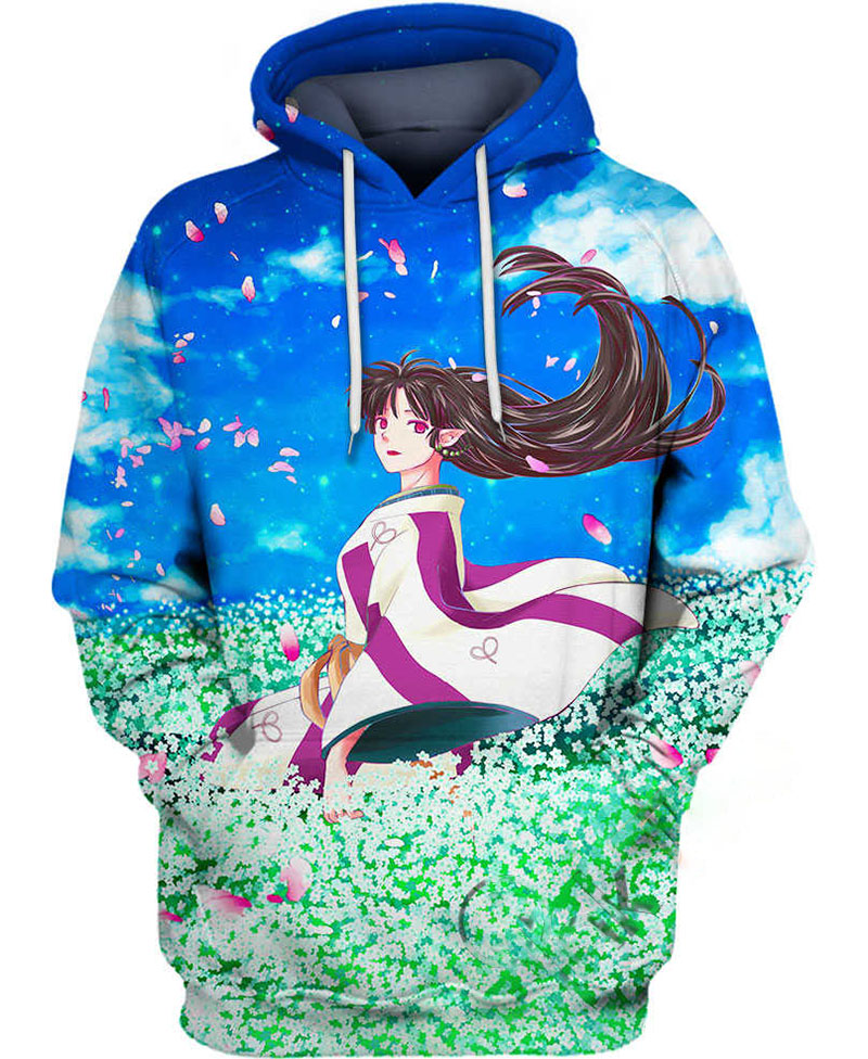 Kagura Inuyasha Hoodie 3D 13 Kagura Inuyasha Hoodie 3D