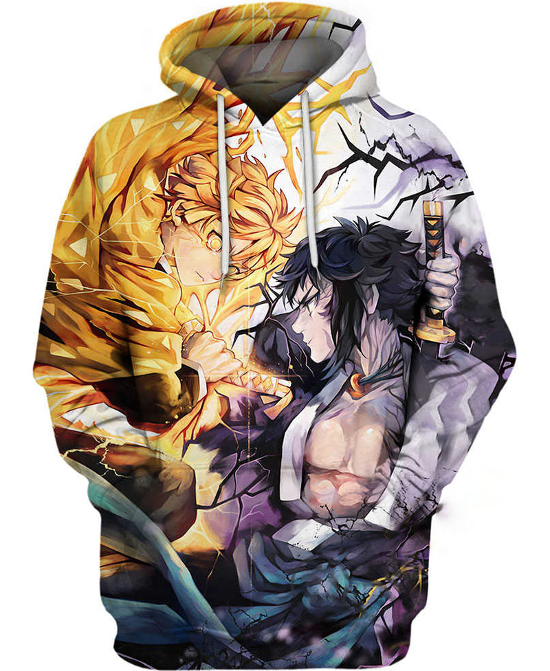 Kaigaku X Zenitsu Hoodie 3D