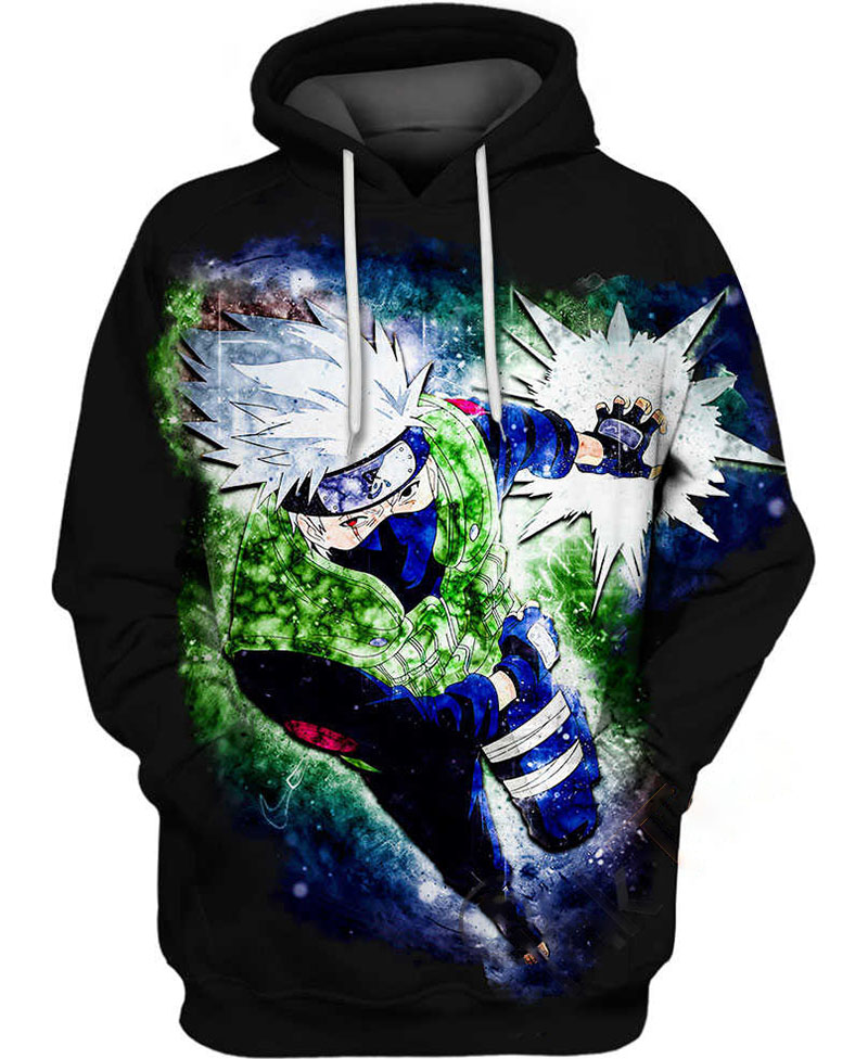 Kakashi A Shinobi Hoodie 3D 2 Kakashi A Shinobi Hoodie 3D