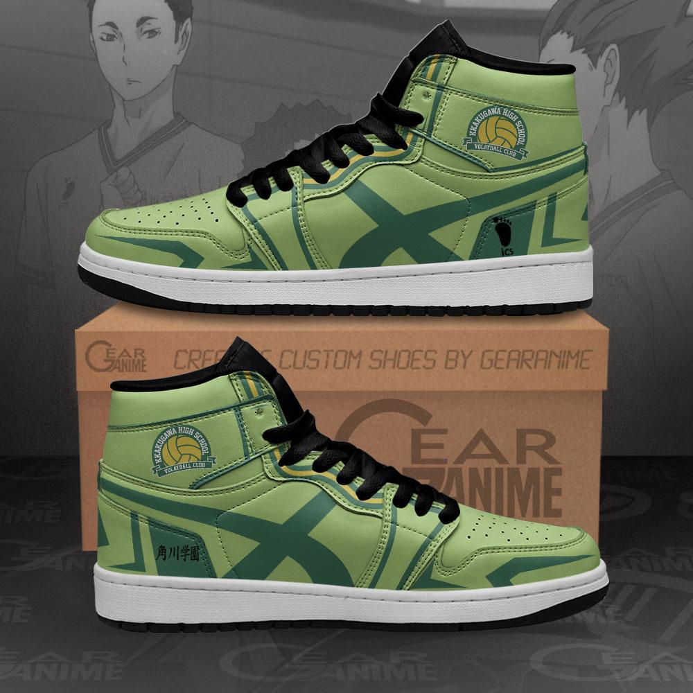 Kakugawa High Sneakers Haikyuu Anime Air Jordan Shoes