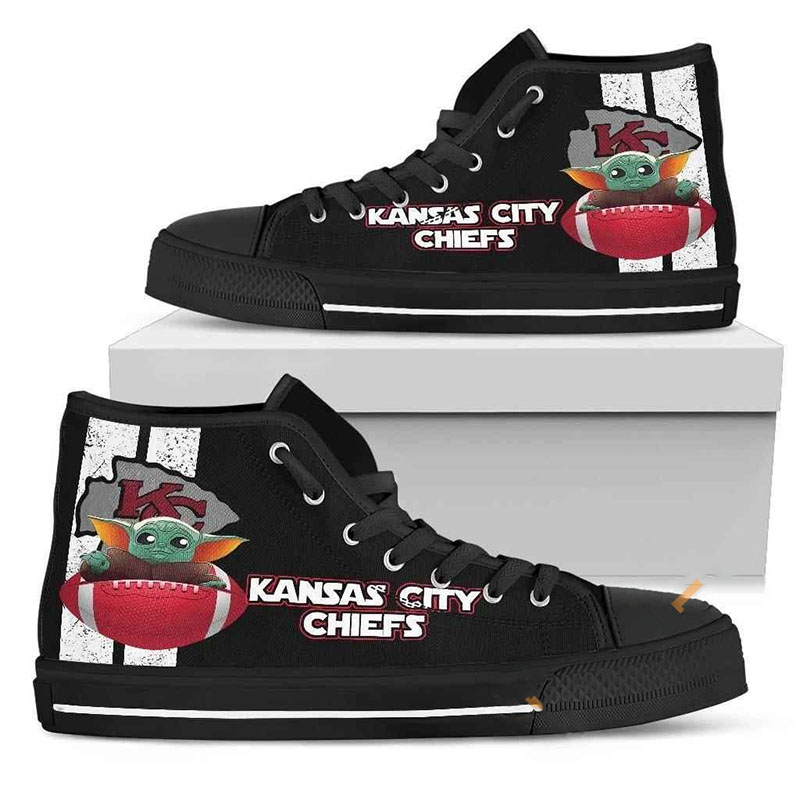 Kansas City Chiefs Nfl Football High Top Shoes
