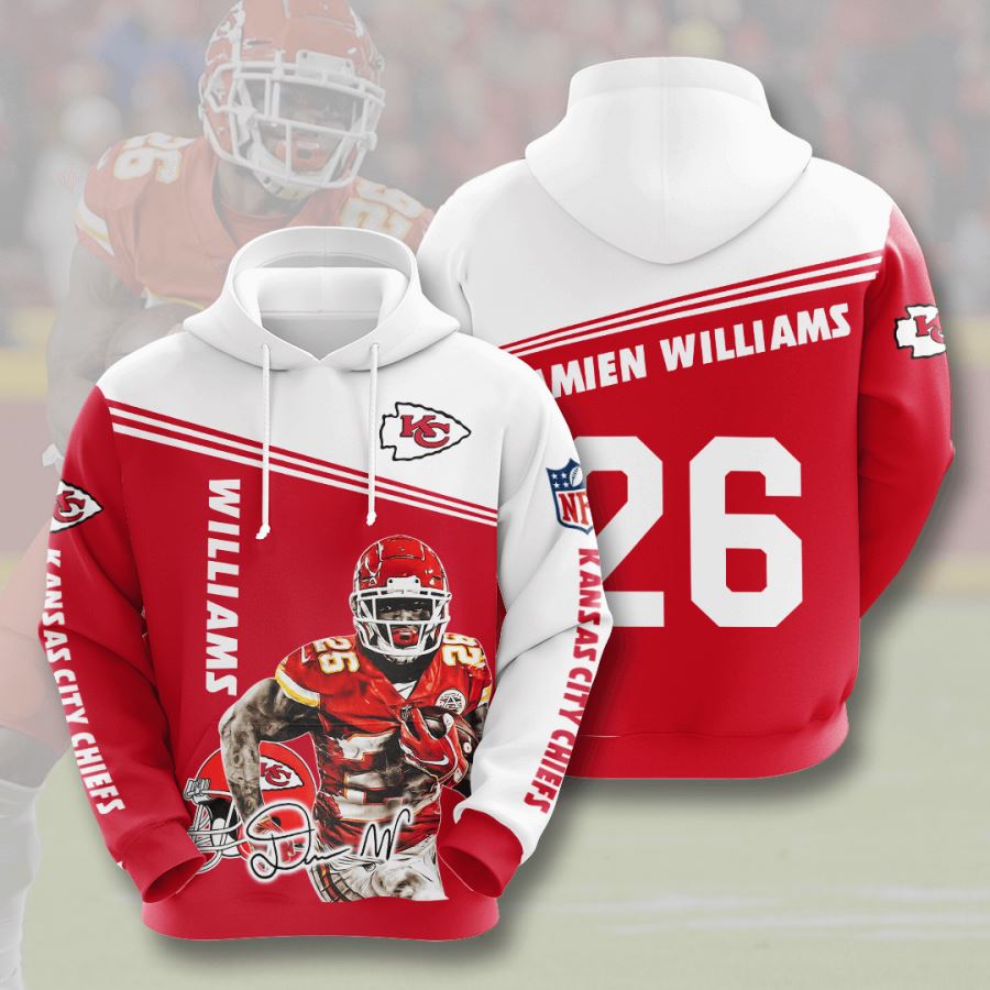 Kansas City Chiefs Custom Hoodie 3D