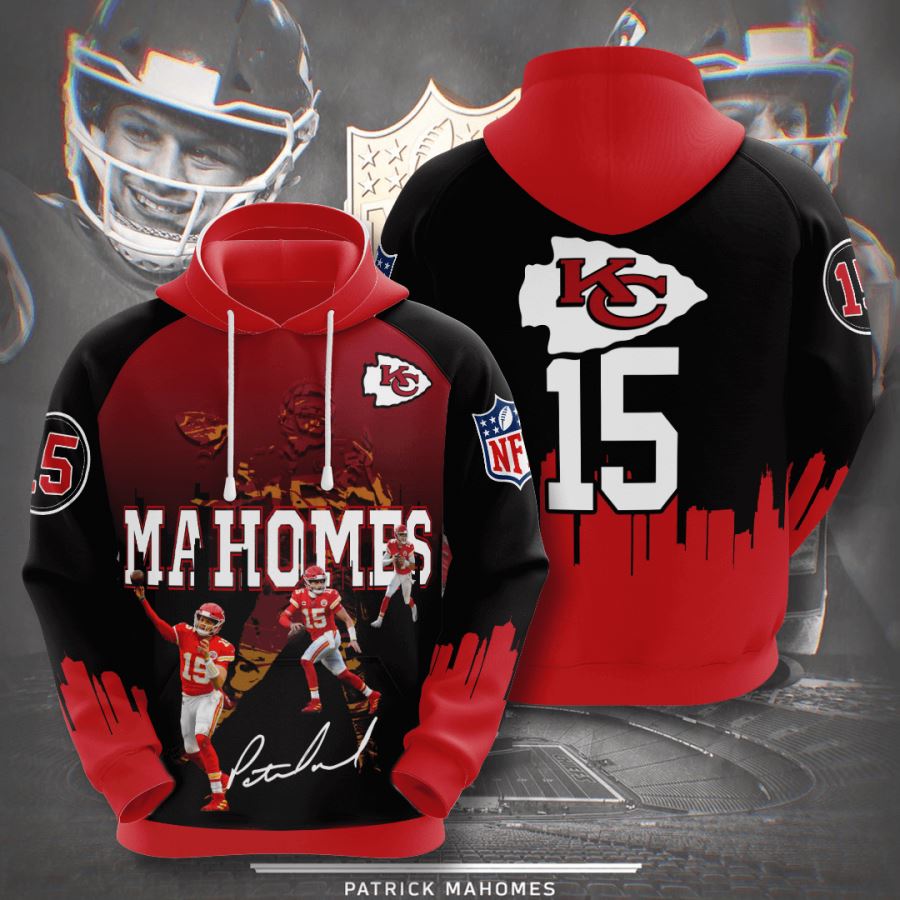Kansas City Chiefs Custom Hoodie 3D 11 Kansas City Chiefs Custom Hoodie 3D