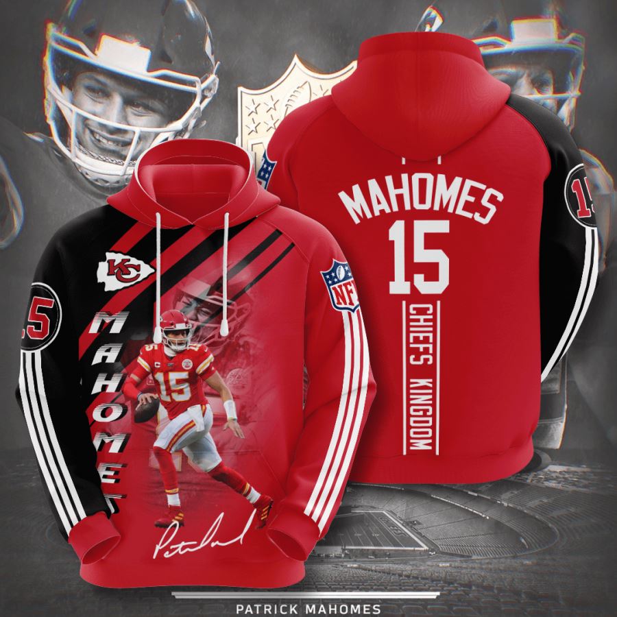 Kansas City Chiefs Custom Hoodie 3D 8 Kansas City Chiefs Custom Hoodie 3D
