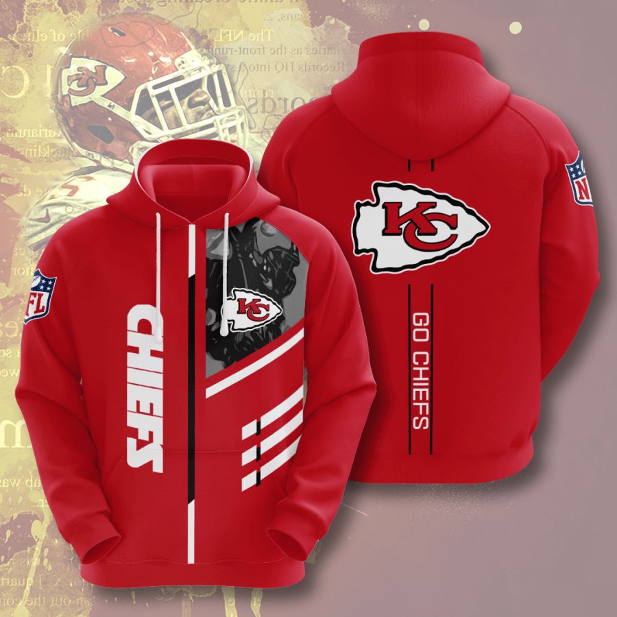 Kansas City Chiefs Custom Hoodie 3D 7 Kansas City Chiefs Custom Hoodie 3D