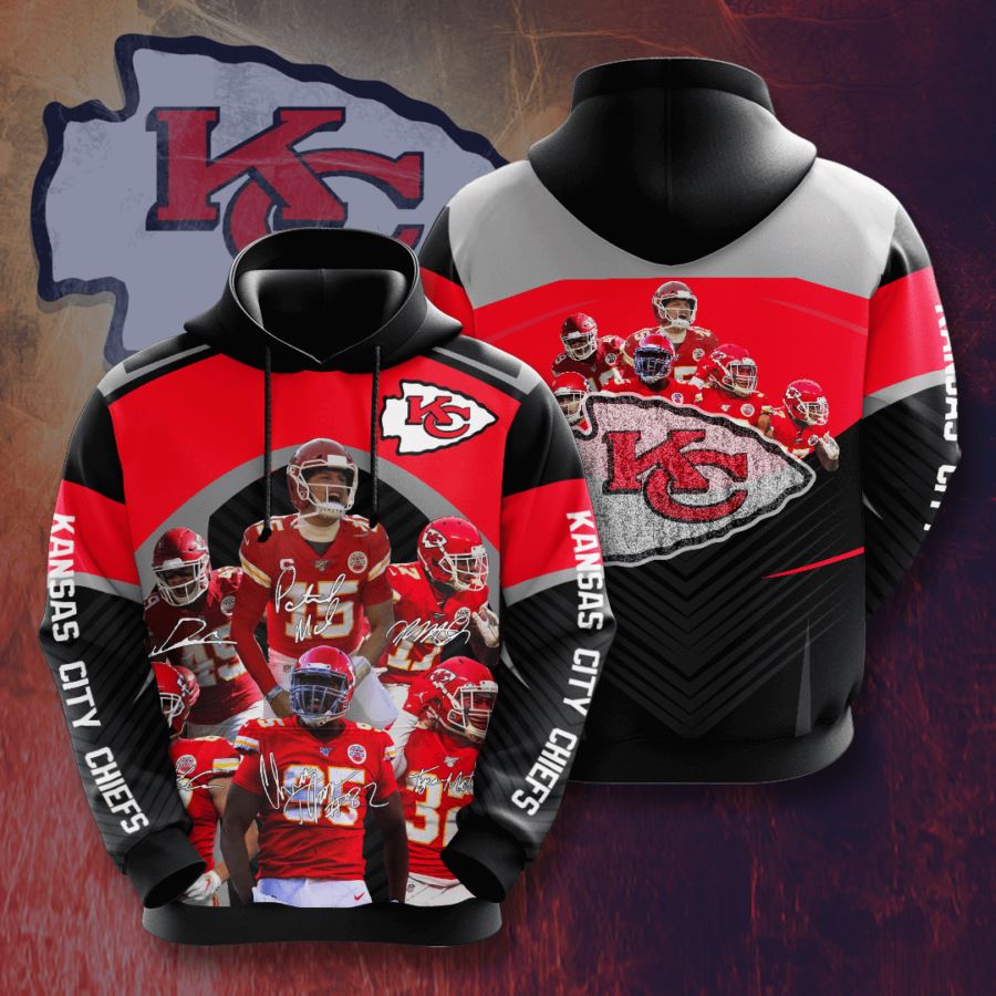 Kansas City Chiefs Custom Hoodie 3D 1 Kansas City Chiefs Custom Hoodie 3D