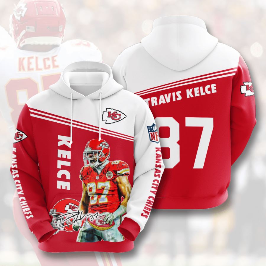 Kansas City Chiefs Custom Hoodie 3D 8 Kansas City Chiefs Custom Hoodie 3D