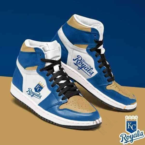Kansas City Royals Mlb Baseball Custom Air Jordan Shoes