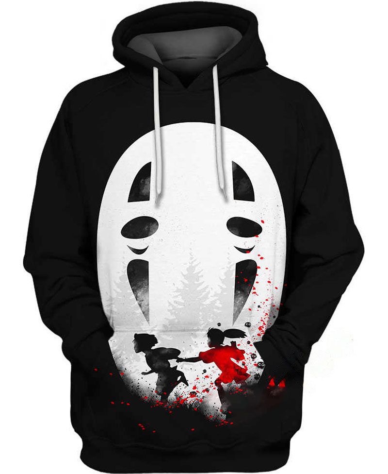 Kaonashi Spirited Away Hoodie 3D