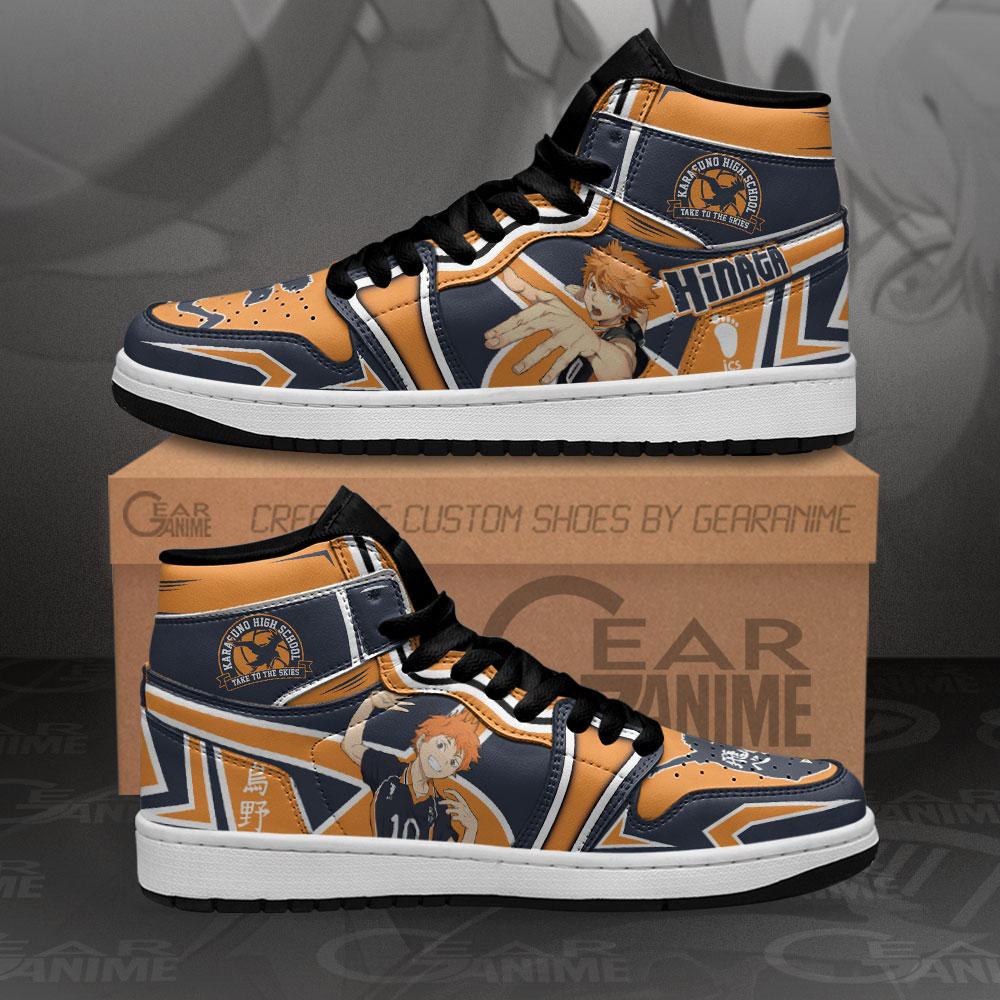 Karasuno Hinata Shoyo Sneakers Haikyuu Anime Air Jordan Shoes 7 Karasuno Hinata Shoyo Sneakers Haikyuu Anime Air Jordan Shoes