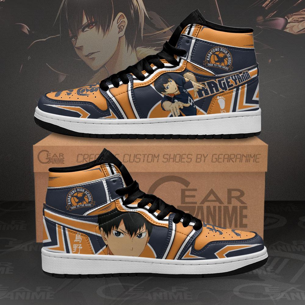 Karasuno Kageyama Tobio Sneakers Haikyuu Anime Air Jordan Shoes 15 Karasuno Kageyama Tobio Sneakers Haikyuu Anime Air Jordan Shoes