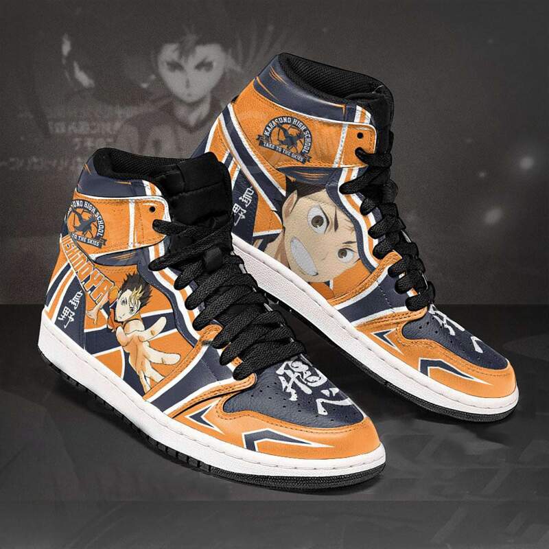 Karasuno Nishinoya Yuu Personalized Custom Air Jordan Shoes
