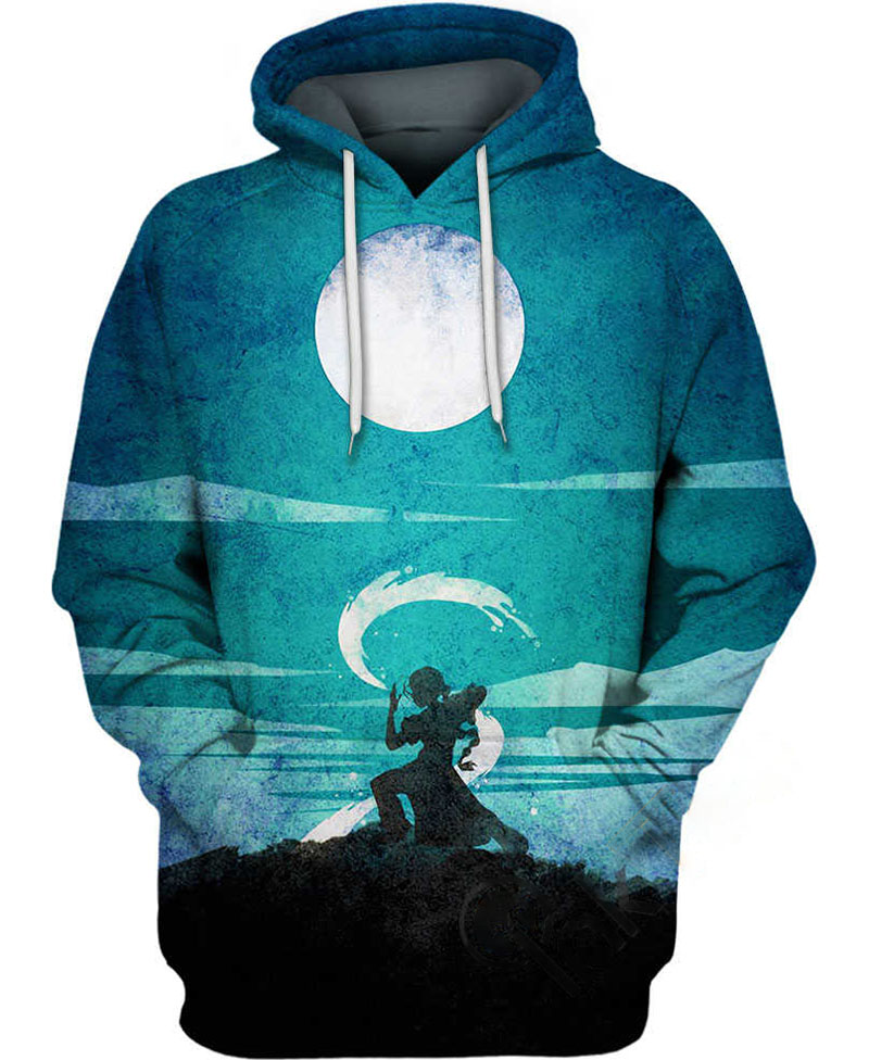 Katara Avatar The Last Airbender Hoodie 3D 1 Katara Avatar The Last Airbender Hoodie 3D