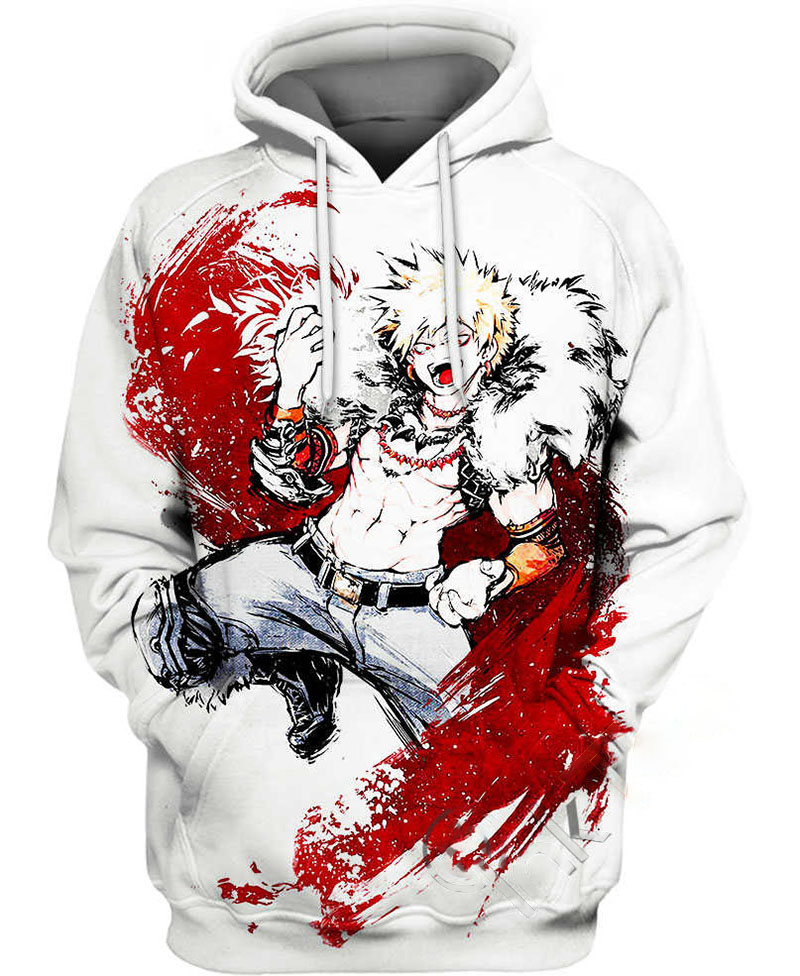 Katsuki Bakugo Hero Hoodie 3D