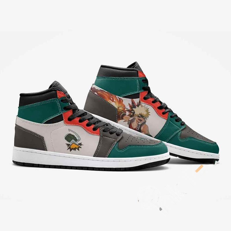 Katsuki Bakugo My Hero Academia Custom Air Jordan Shoes